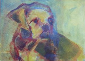 Hondenkop-acryl-op-paneel-18-x-24-cm