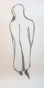 Mali-vrouw-contekrijt-25-x-30-cm
